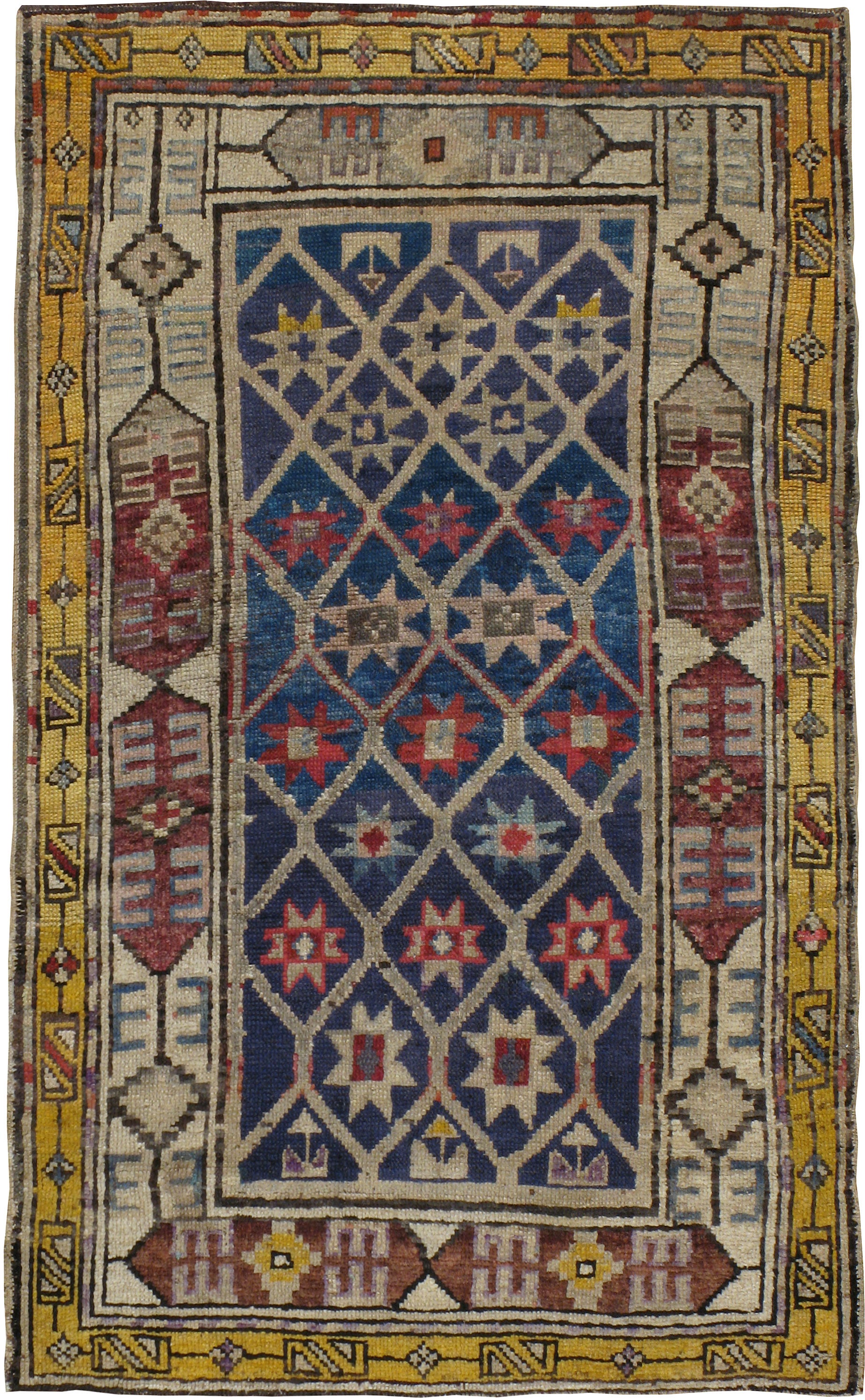 Tapis ancien du Turkestan oriental Samarkand en vente