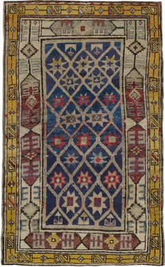 Tapis ancien du Turkestan oriental Samarkand