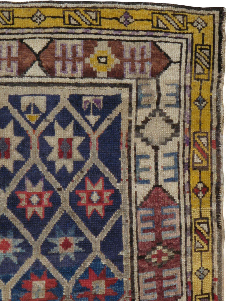 Chinois Tapis ancien du Turkestan oriental Samarkand en vente