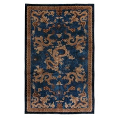 Antique Chinese Dragon Rug