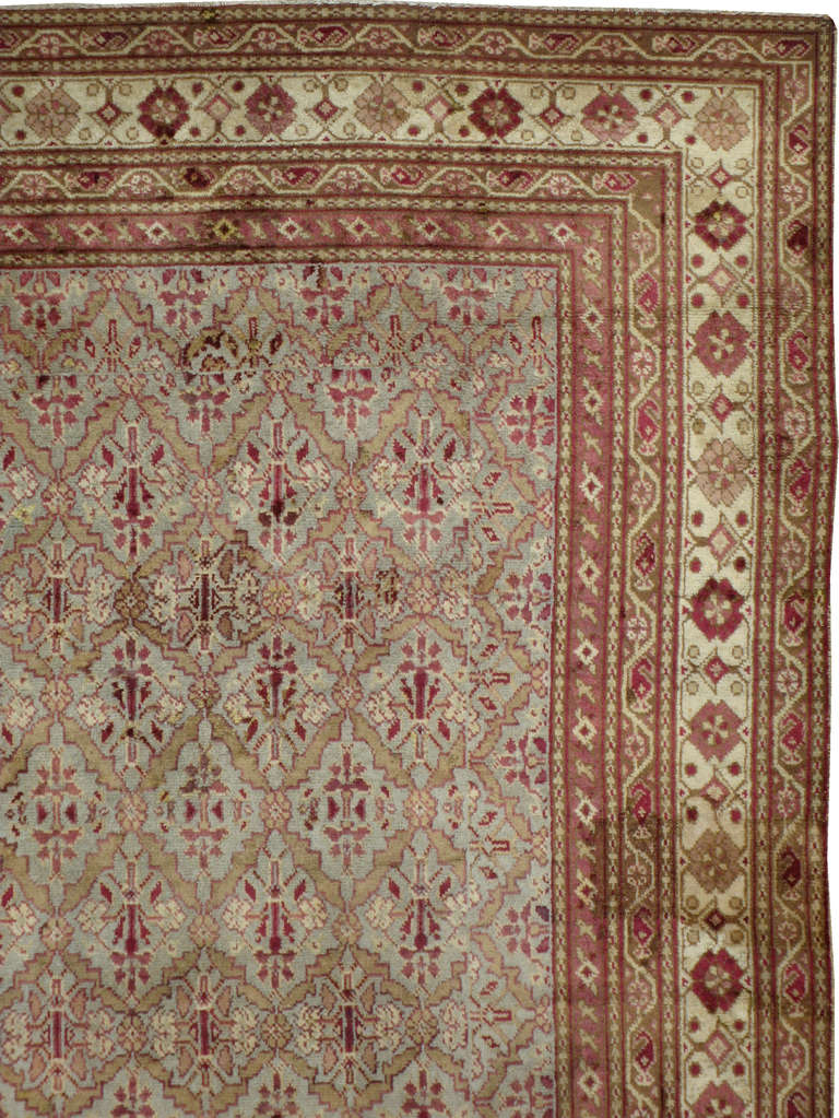 Antiker indischer Agra-Teppich (Indisch) im Angebot