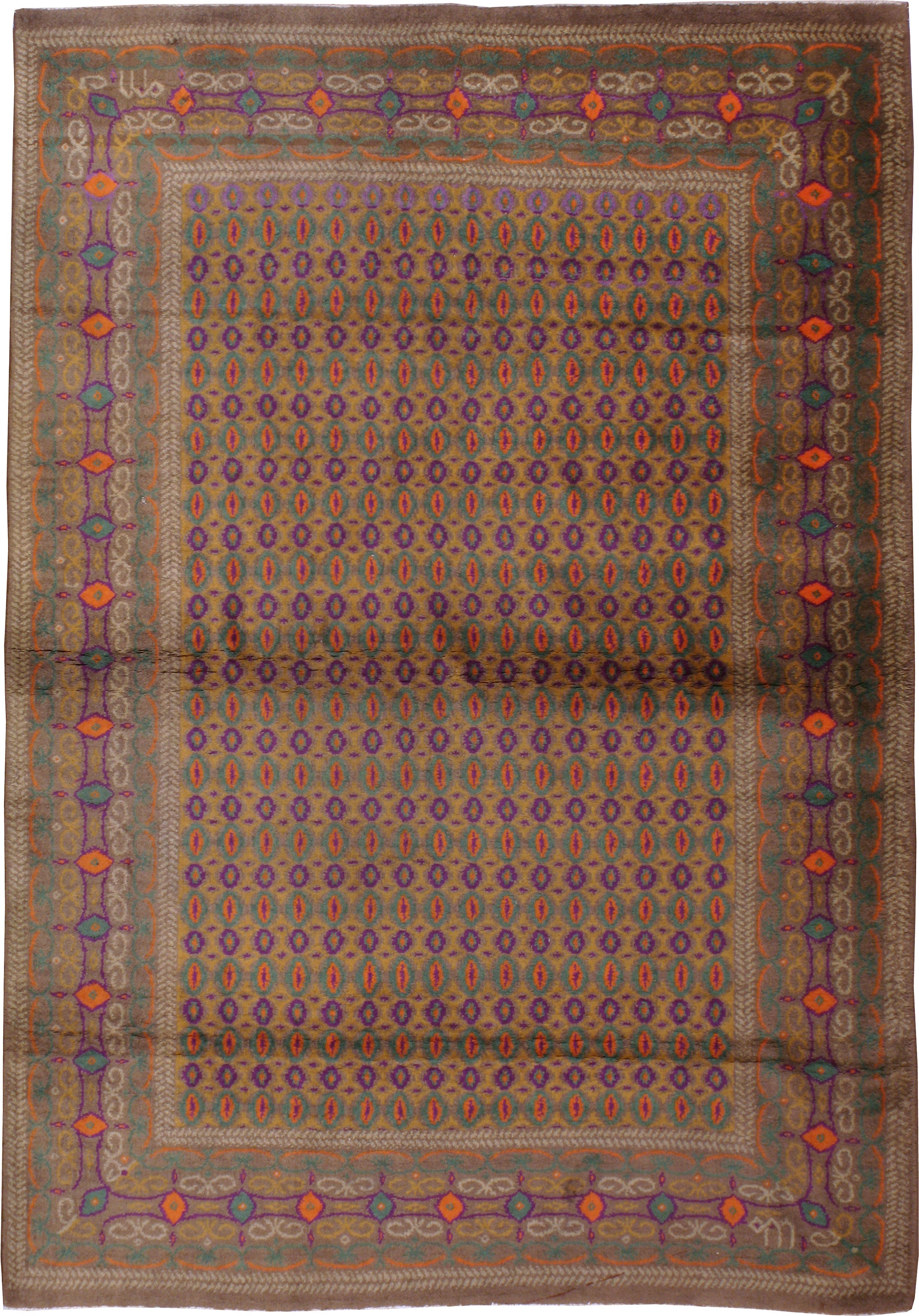 Vintage Indian Lahore Rug For Sale