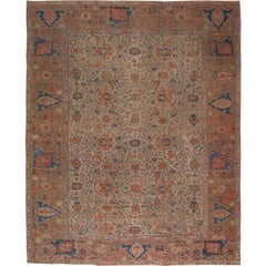 Antiker persischer Sultanabad-Mahal-Teppich