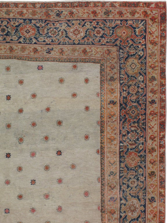 Perse Tapis persan antique Mahal en vente