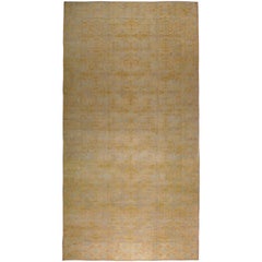 Tapis Cuenca espagnol ancien de 14 pieds. 10 po. x 28 pieds. 1 po.