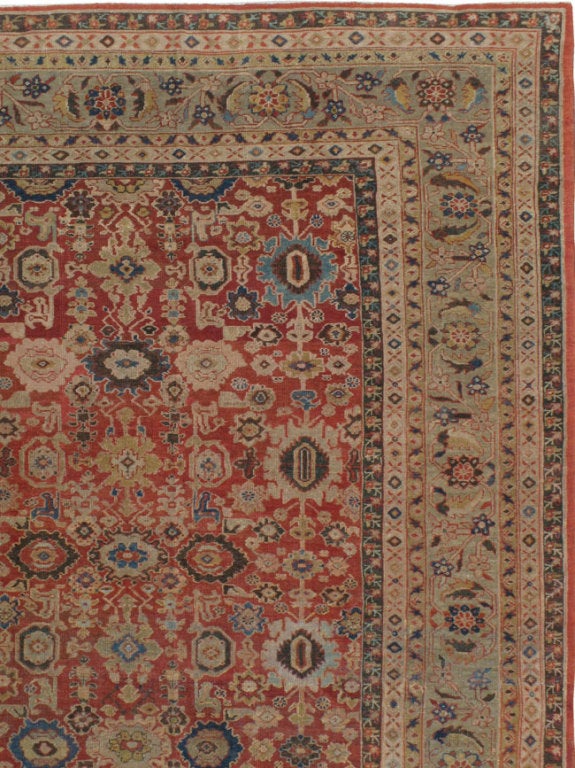 Persiano Tappeto antico persiano Mahal in vendita