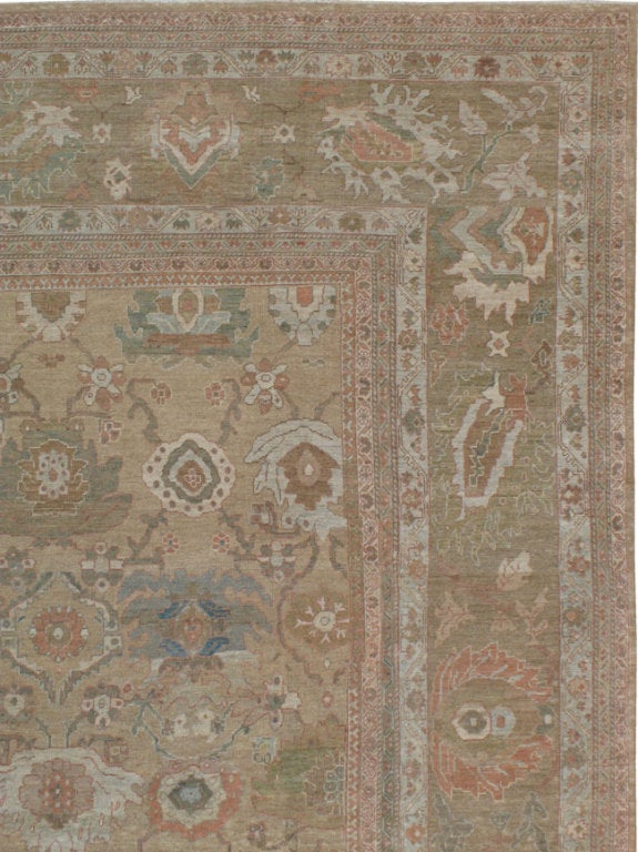 Antiker persischer Mahal-Teppich (Persisch) im Angebot