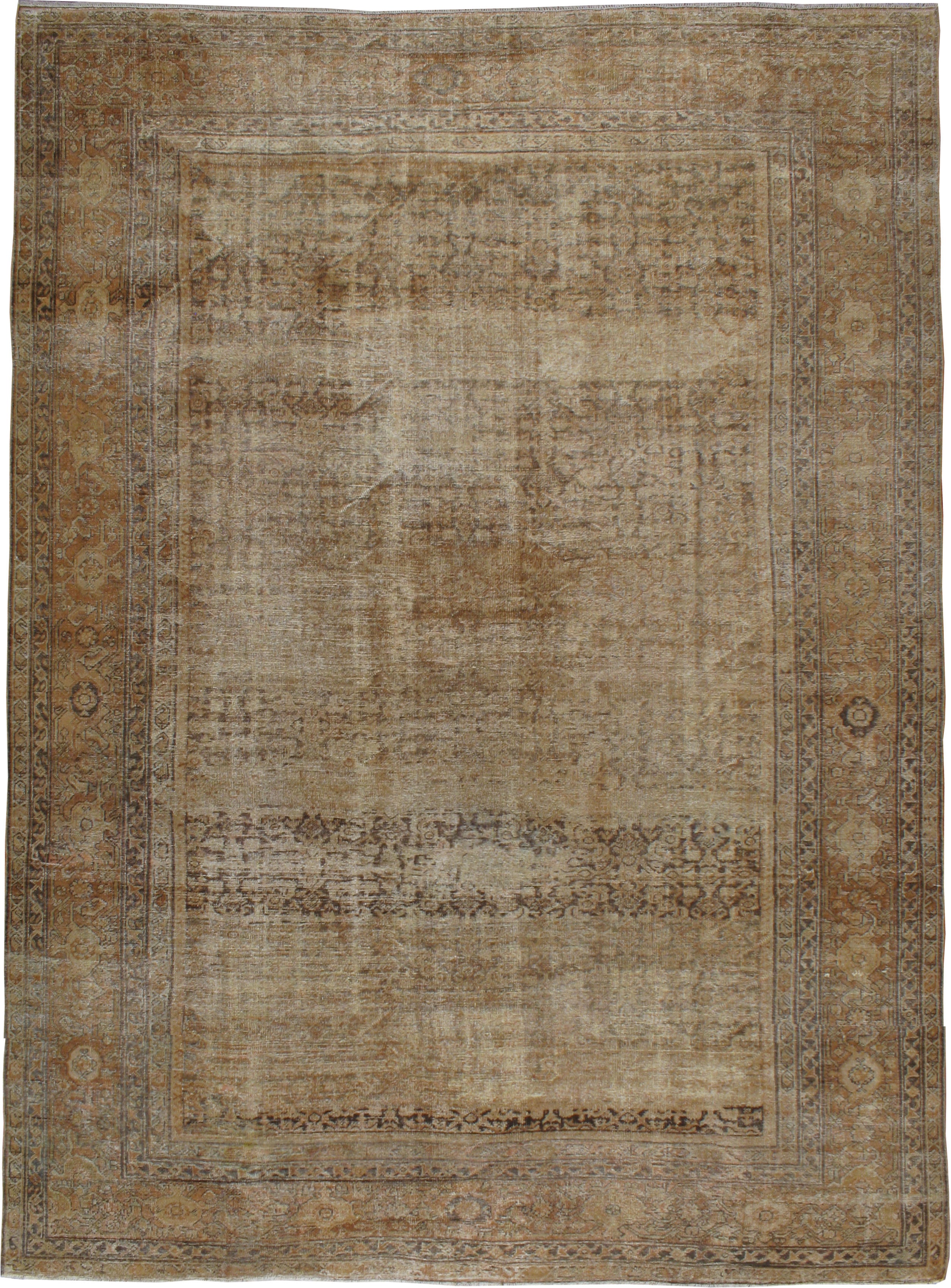 Antique Persian Mahal Rug For Sale