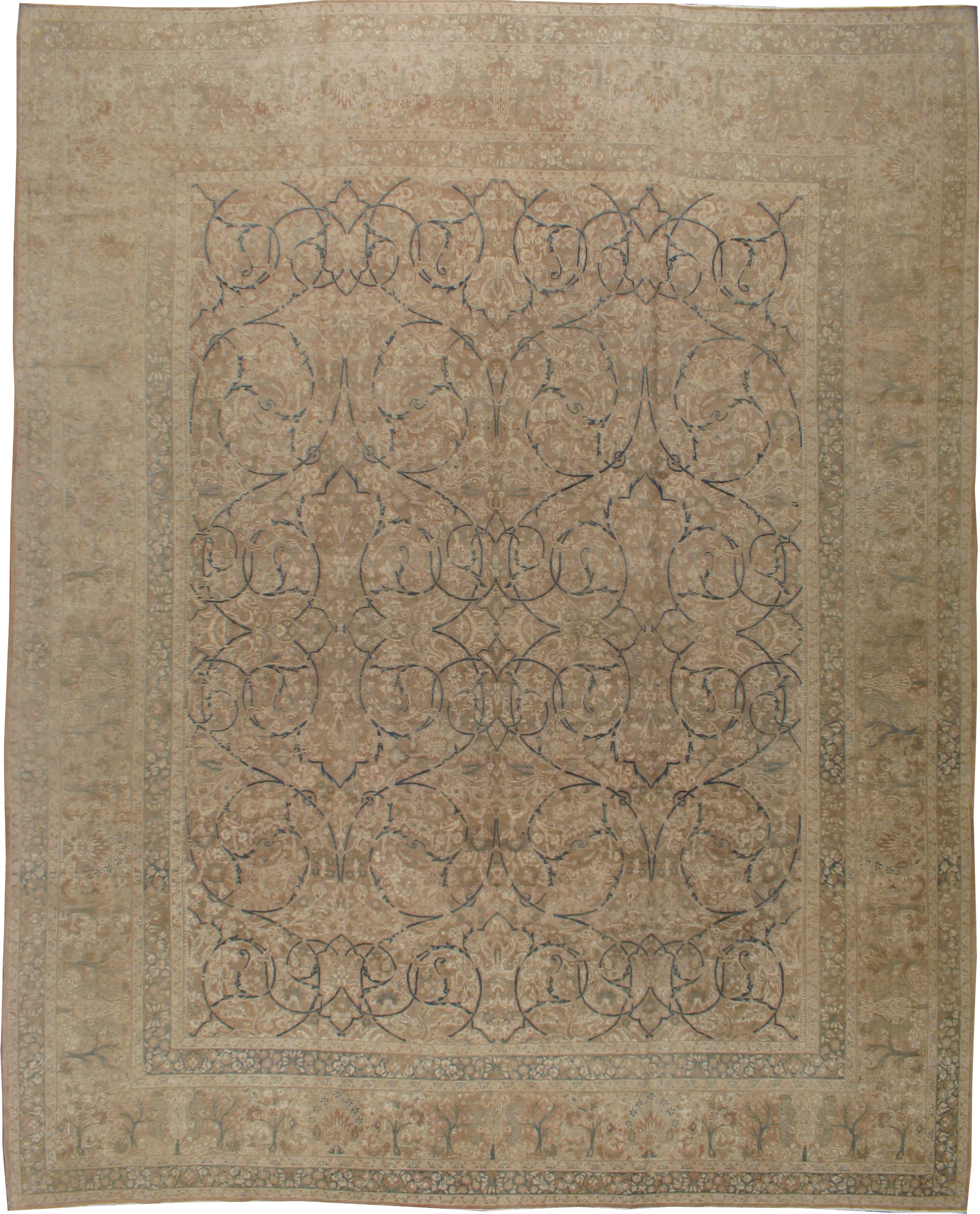 Antique Persian Tabriz Rug For Sale