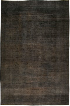 Antiker persischer Mashad-Over-Dyed-Teppich