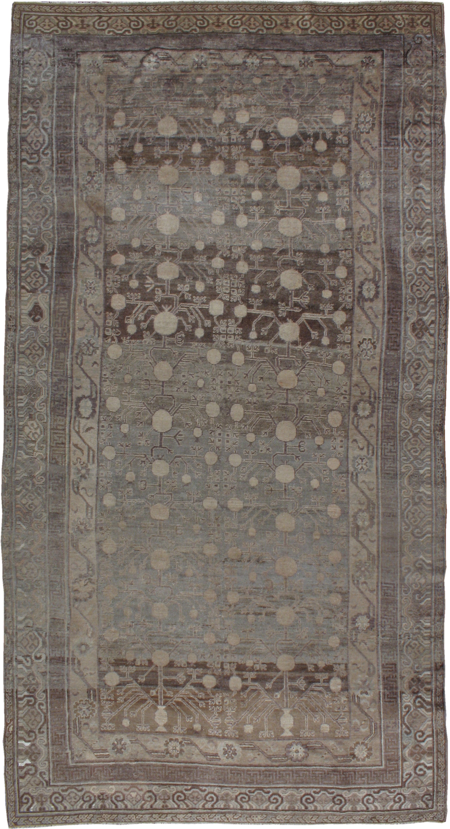 Tappeto antico del Turkestan orientale Khotan