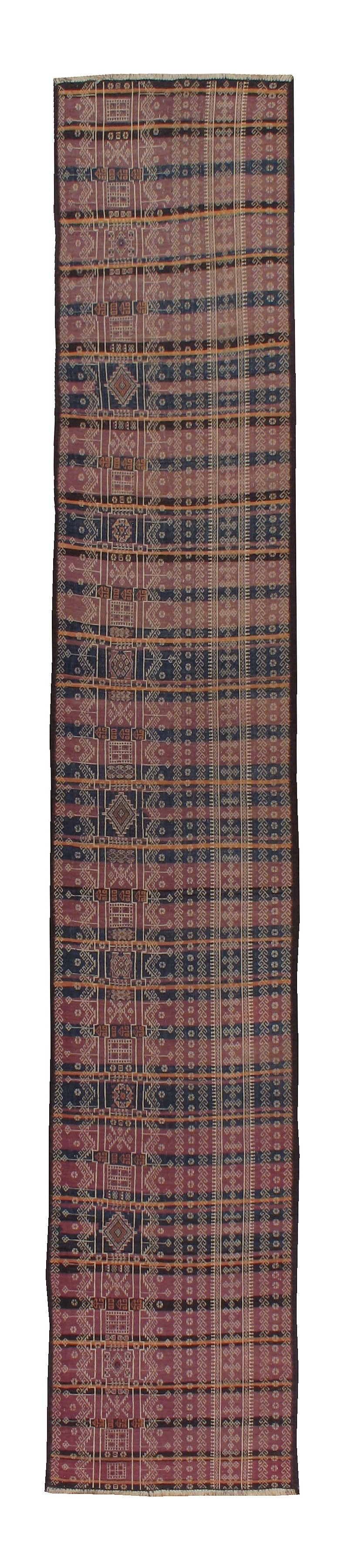Kilim turco vintage a trama piatta