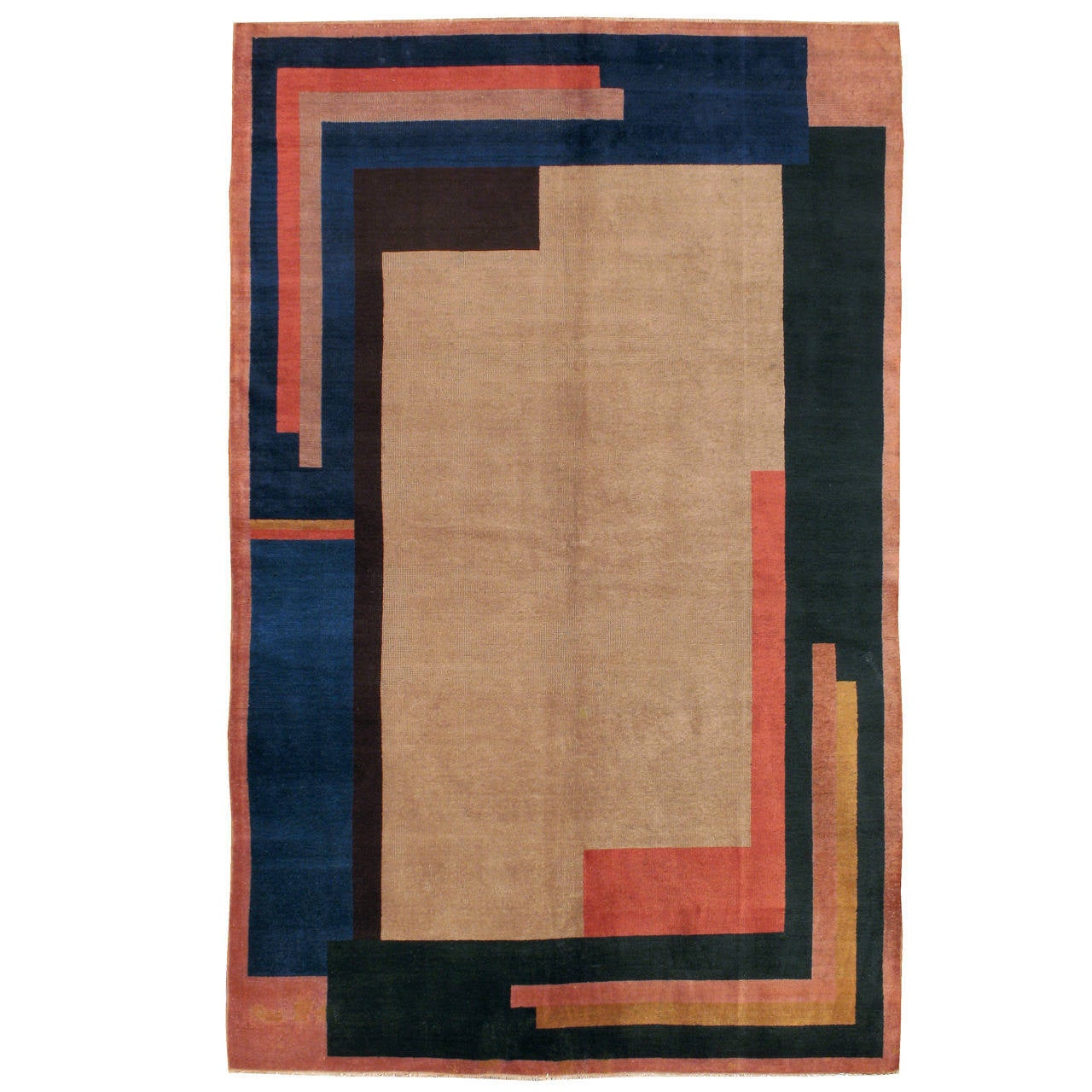 Vintage European Art Deco Rug at 1stDibs