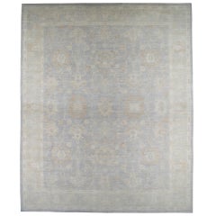 Alfombra turca Oushak vintage