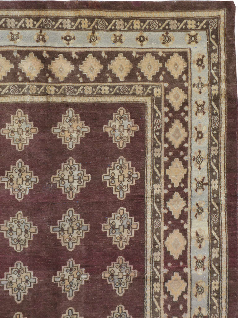 Chinois Tapis ancien du Turkestan Samarkand en vente