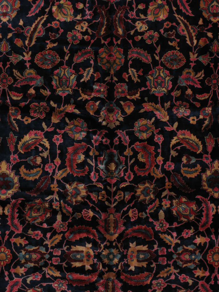 An early second quarter, 20th century, Indo-Kashan carpet.