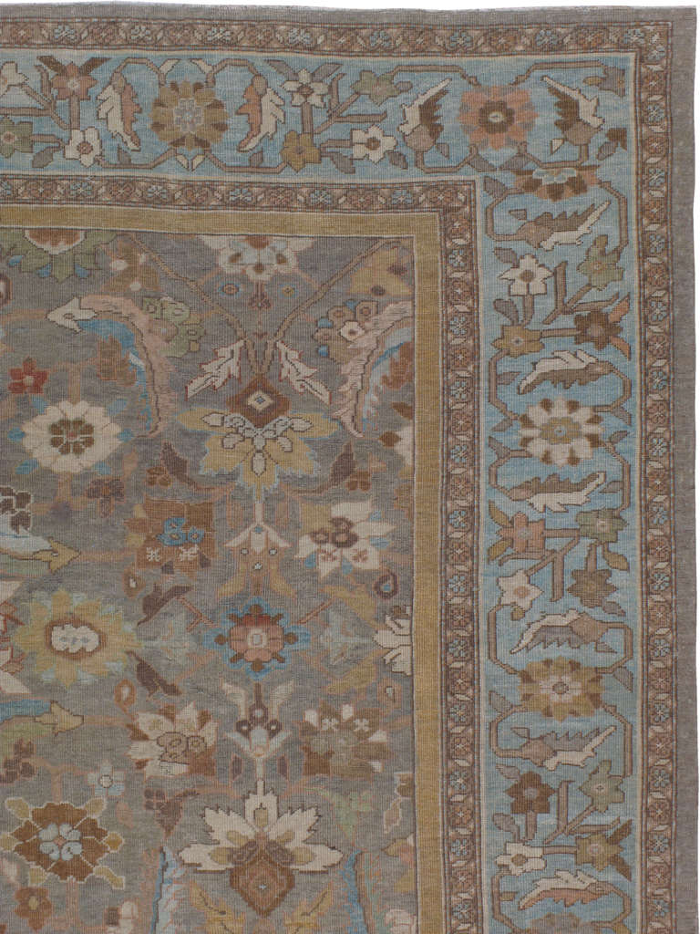 Antiker persischer Mahal-Teppich (Sultanabad) im Angebot