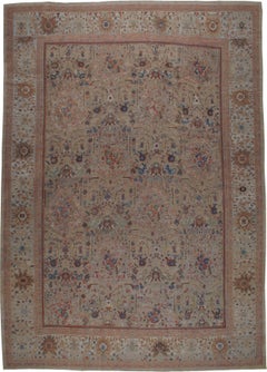Antiker persischer Mahal-Teppich