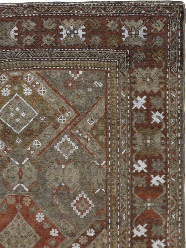 Tribal Tapis persan ancien en kurde en vente