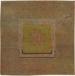 Tapis Khotan ancien du Turkestan oriental
