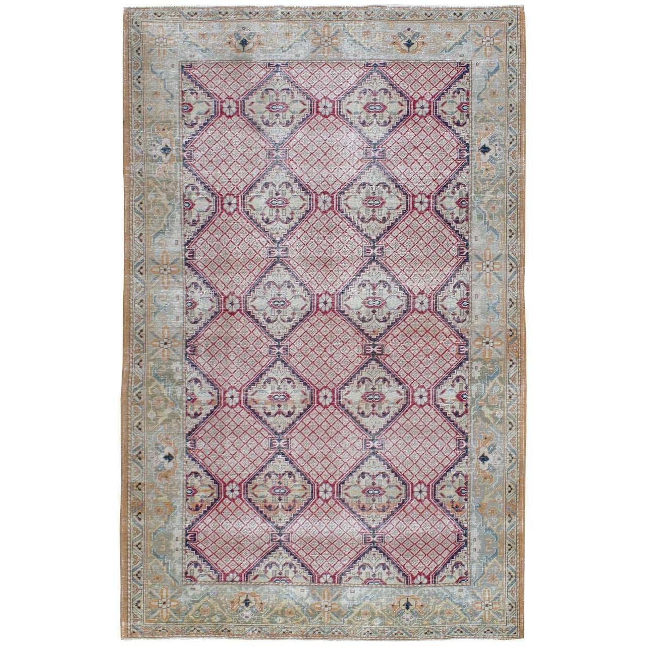 Vintage Turkish Sivas Rug For Sale