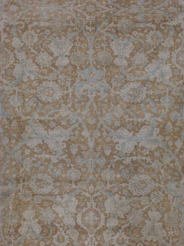 Antiker persischer Täbris-Teppich (Tabriz) im Angebot