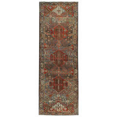 Antique Persian Bakhtiari Rug - Runner