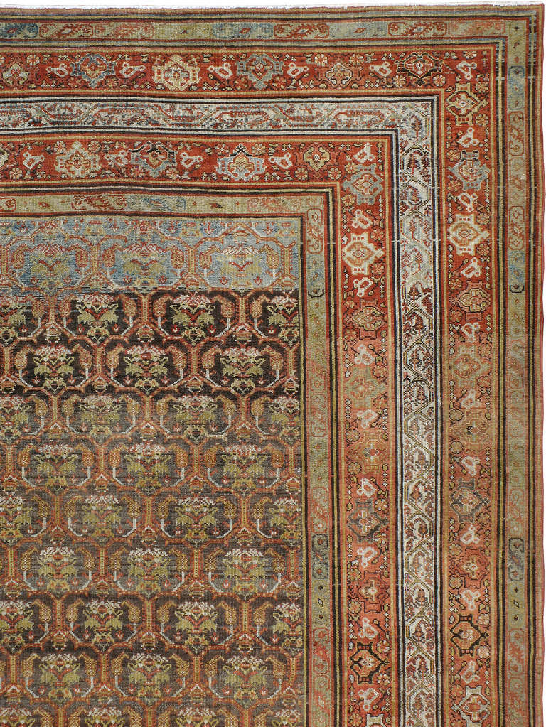 Antiker persischer Malayer-Teppich (Stammeskunst) im Angebot