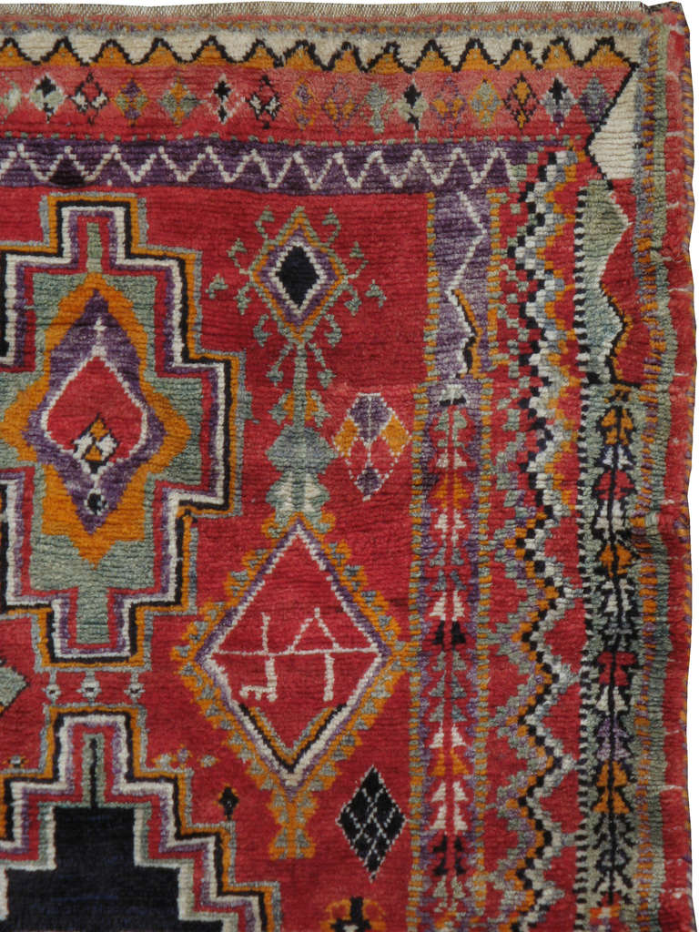 Persiano Tappeto persiano vintage Gabbeh in vendita