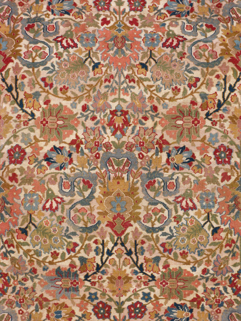 A first quarter 20th century Indian Lahore carpet.