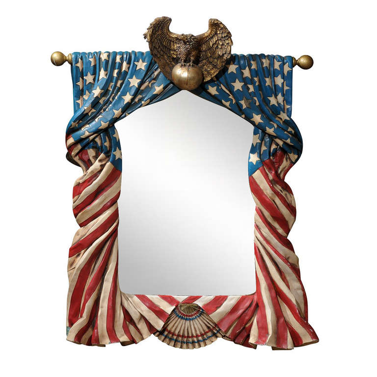 American Flag Mirror At 1stdibs American Flag Mirror For