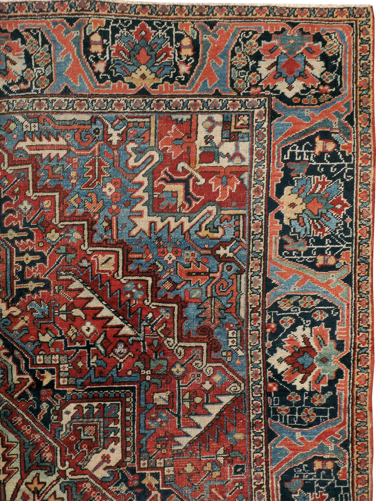 Heriz Serapi Antique Persian Heriz Rug