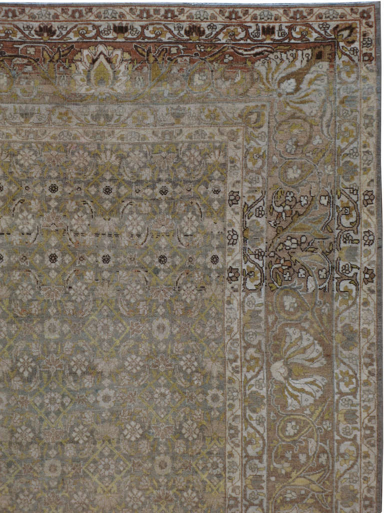 Antiker persischer Bidjar-Teppich (Persisch) im Angebot