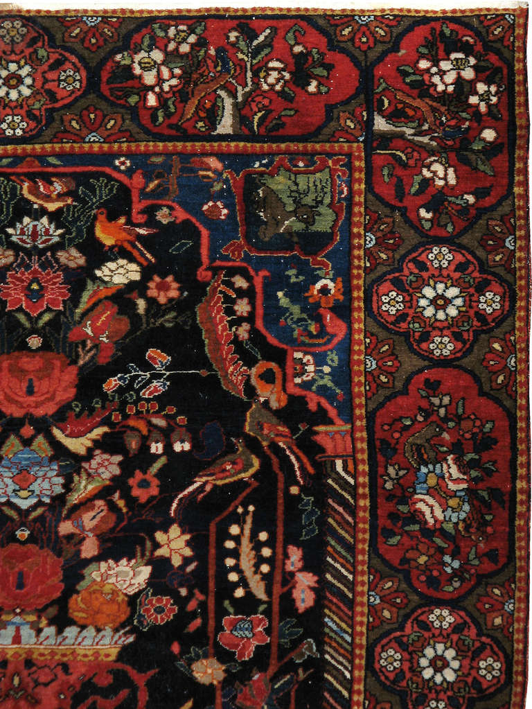 A first quarter 20th century Persian Bakhtiari carpet.