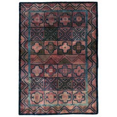 Antique Chinese Art Deco Rug 9