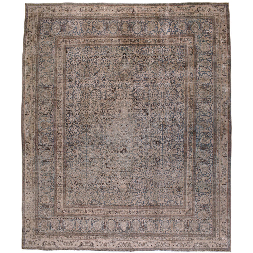 Tappeto antico persiano Mashad in vendita