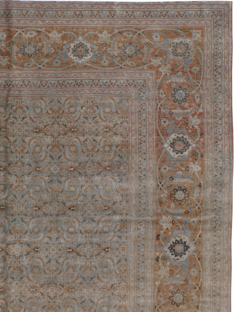 Antigua alfombra persa Tabriz Persa en venta
