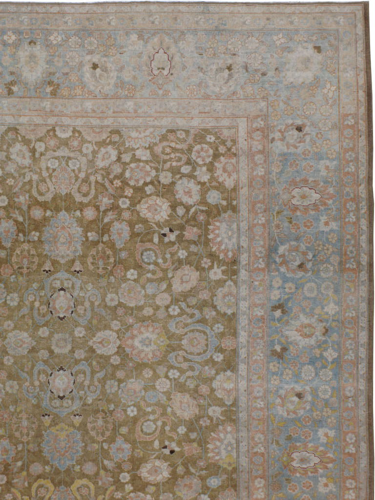 Persiano Tappeto antico persiano Mashad in vendita