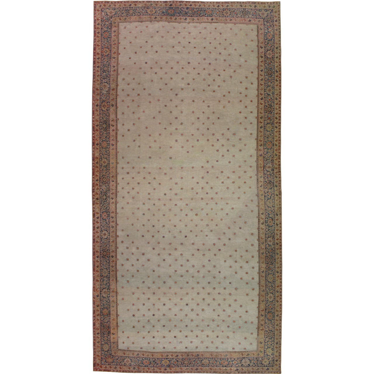 Tapis persan antique Mahal en vente