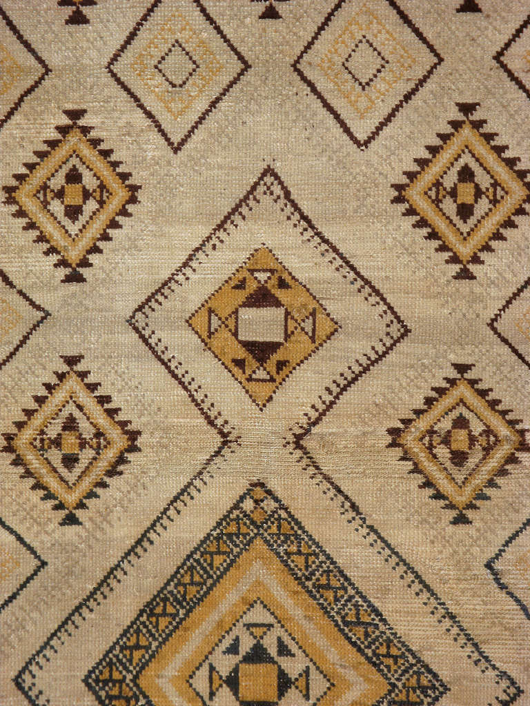 A second quarter of the 20th century Moroccan carpet.
