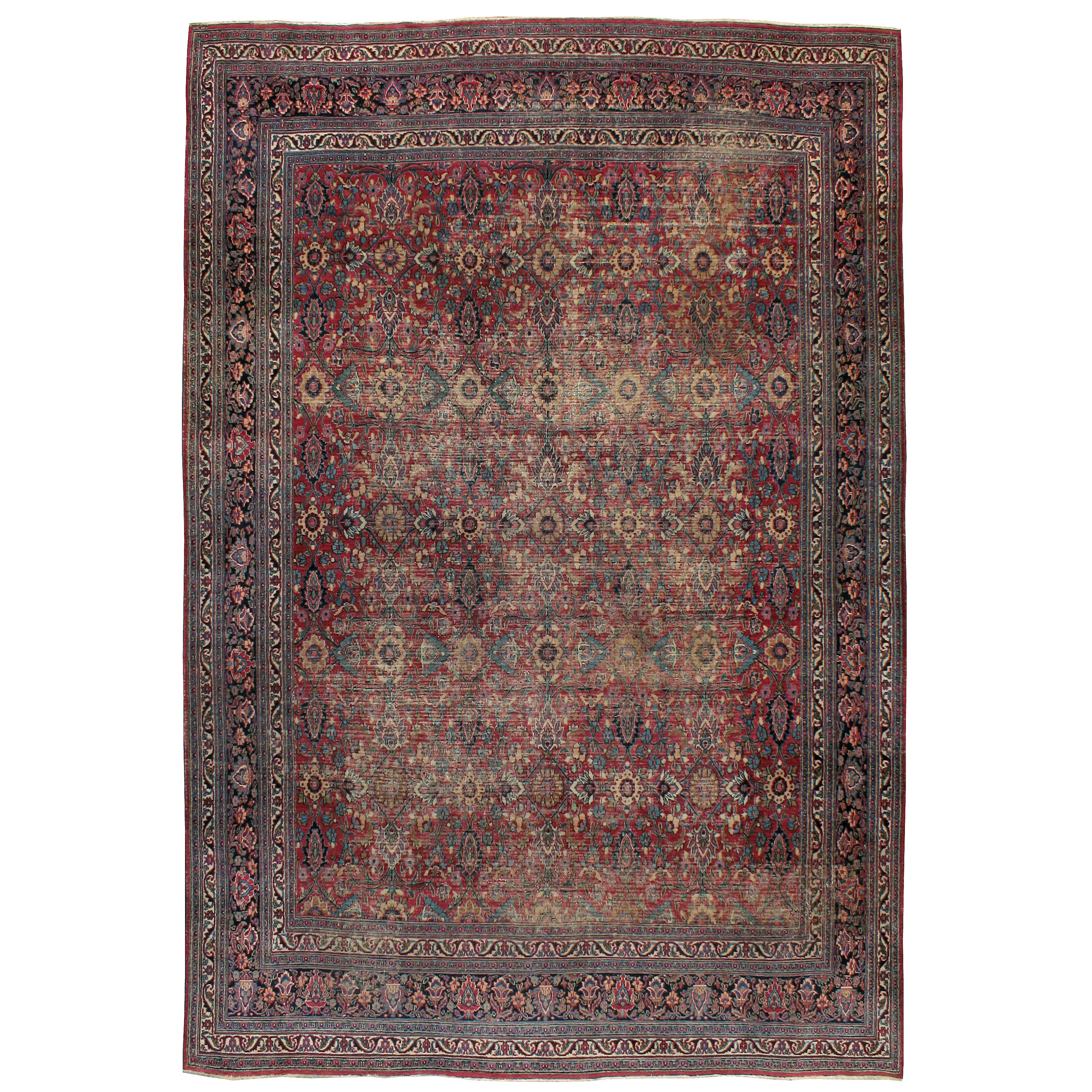 Antique Persian Khorassan Rug