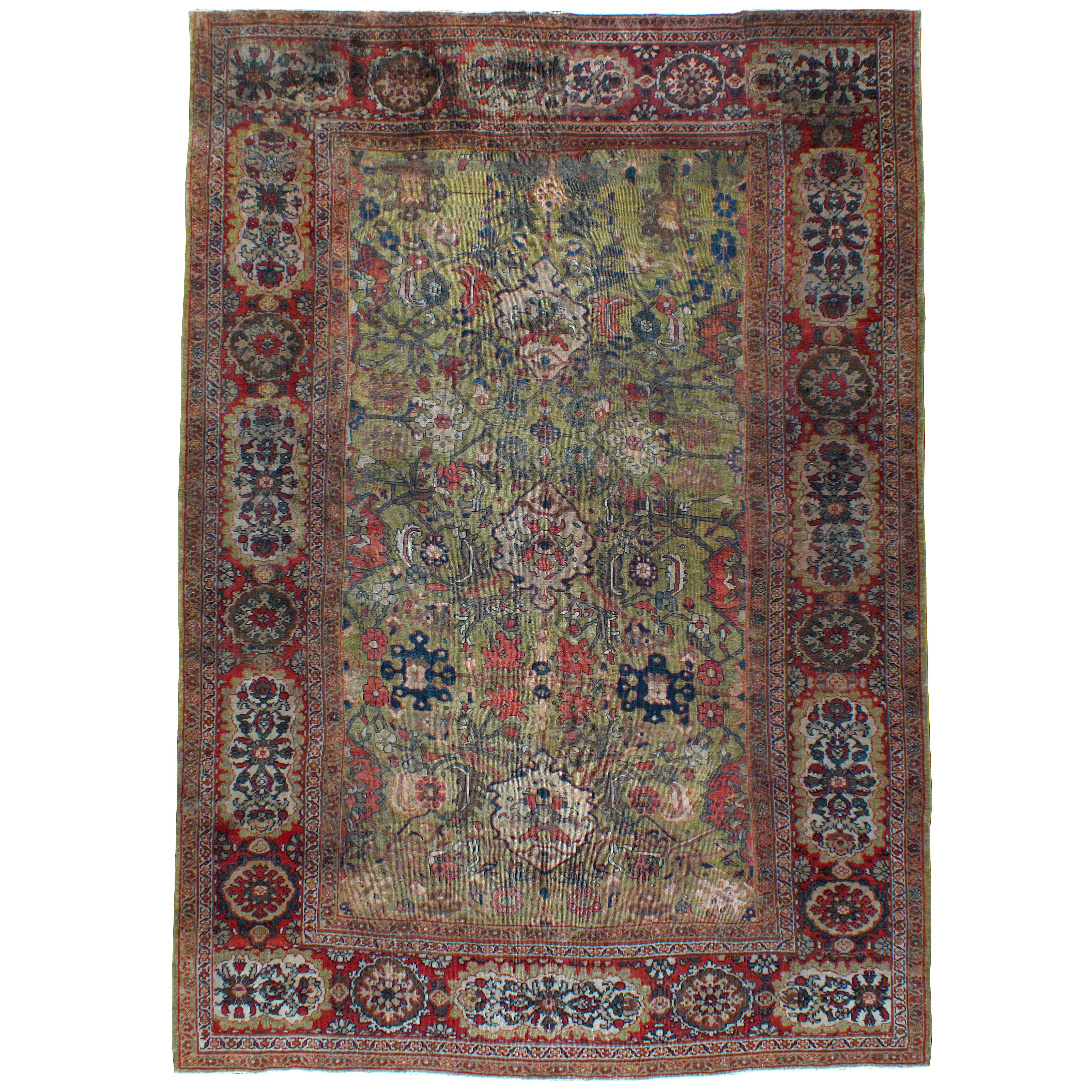 Antique Persian Sultanabad Rug