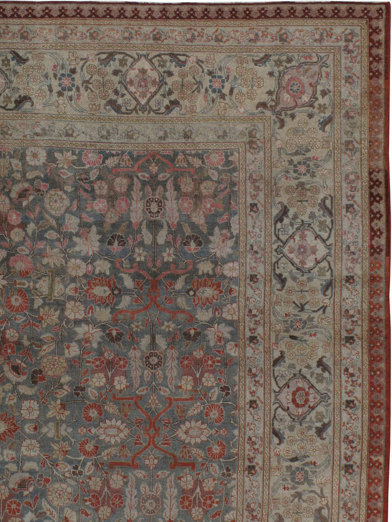 Persiano Tappeto antico persiano Tabriz in vendita