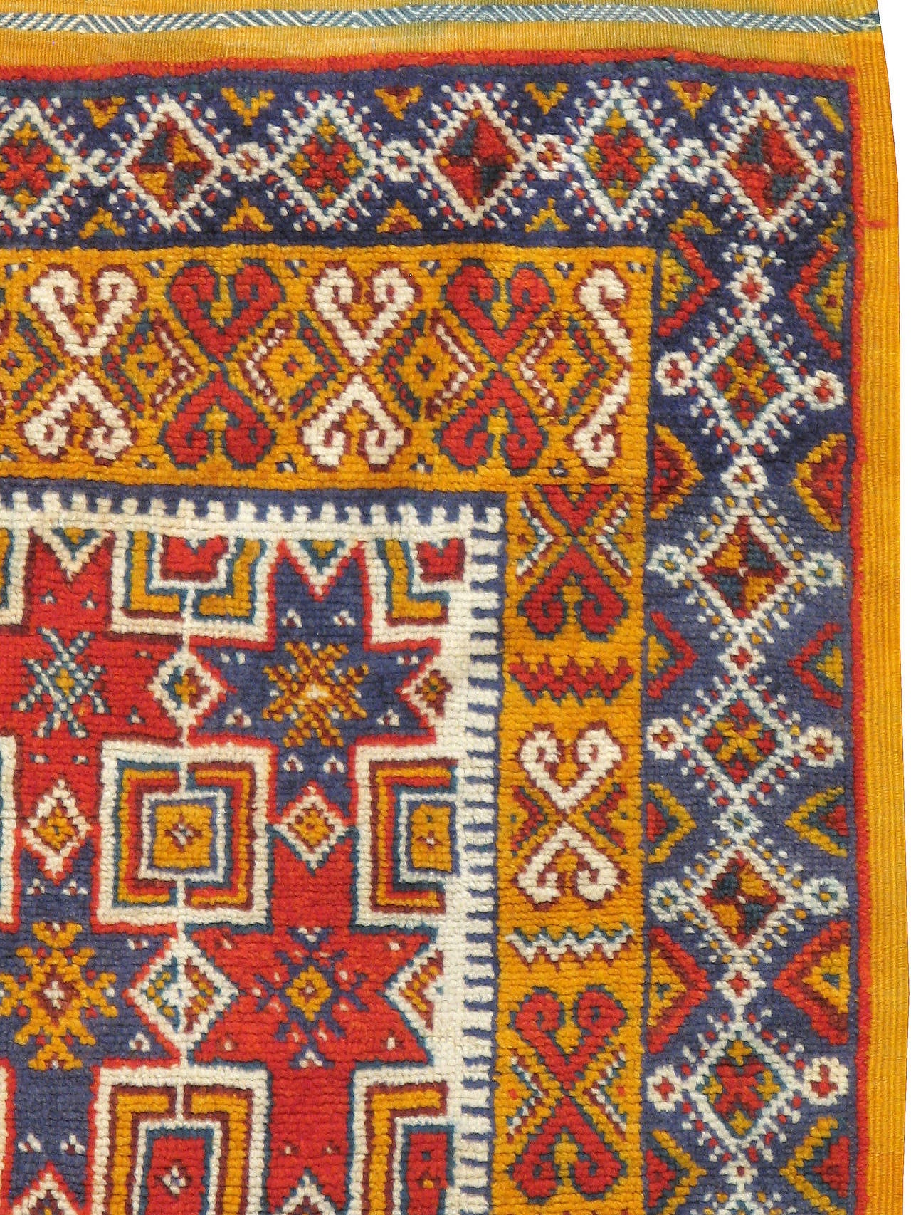 A modern Moroccan carpet from the fourth quarter of the 20th century.