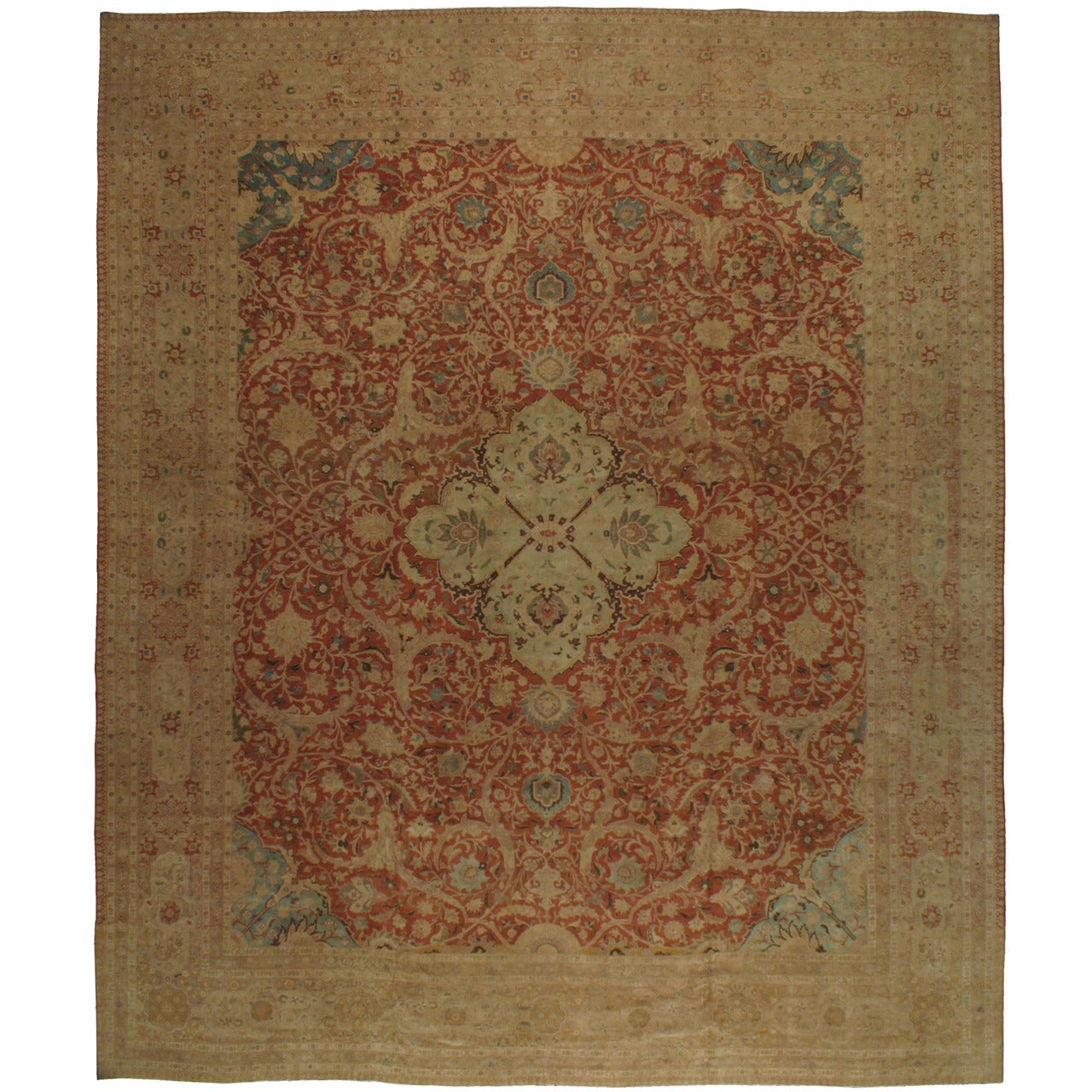 Tapis persan ancien de Tabriz