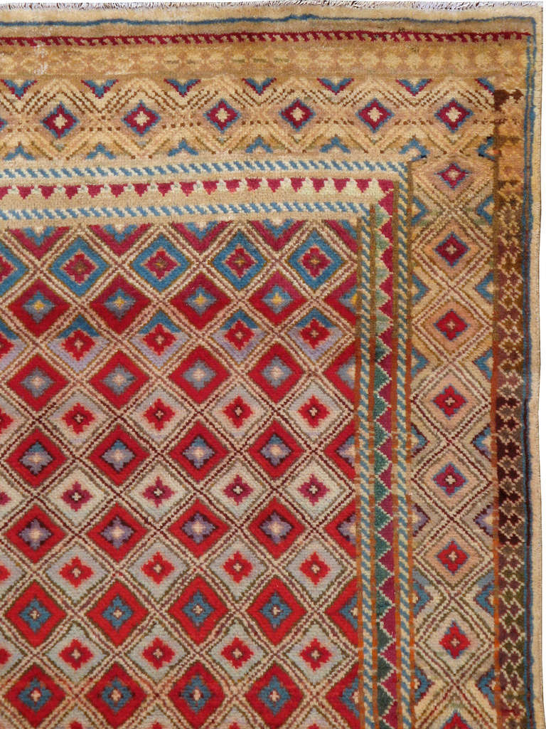 Ein persischer Kaschan-Teppich aus der Mitte des zweiten Quartals des 20. Jahrhunderts.
