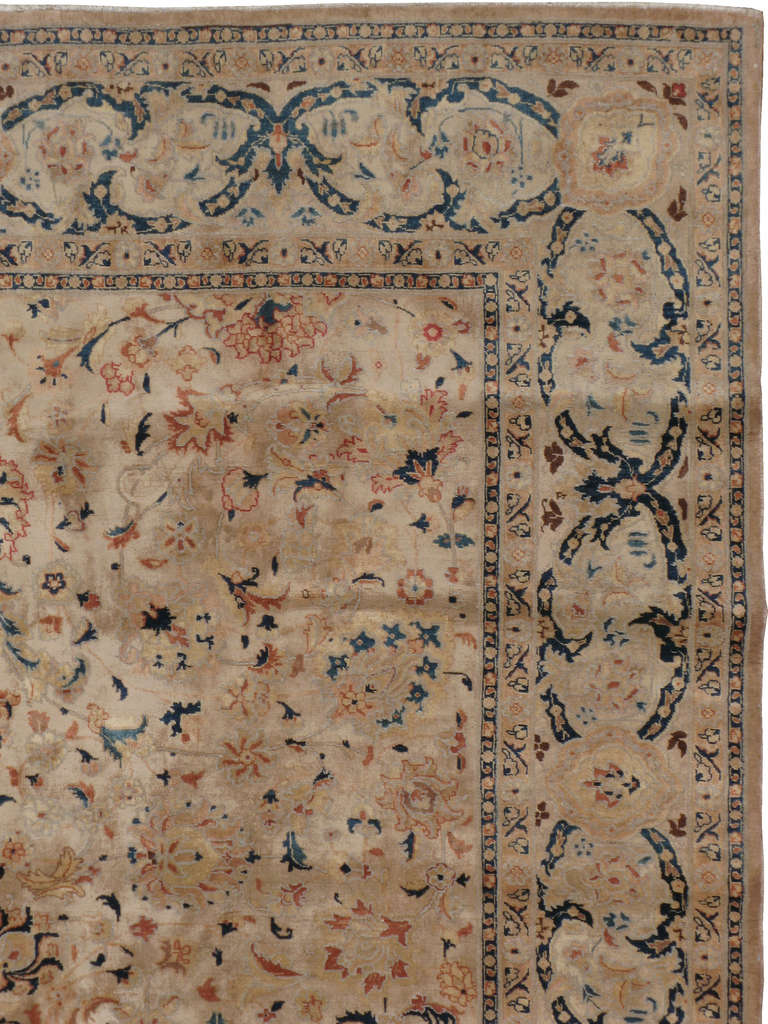 Persiano Tappeto persiano Tabriz vintage in vendita