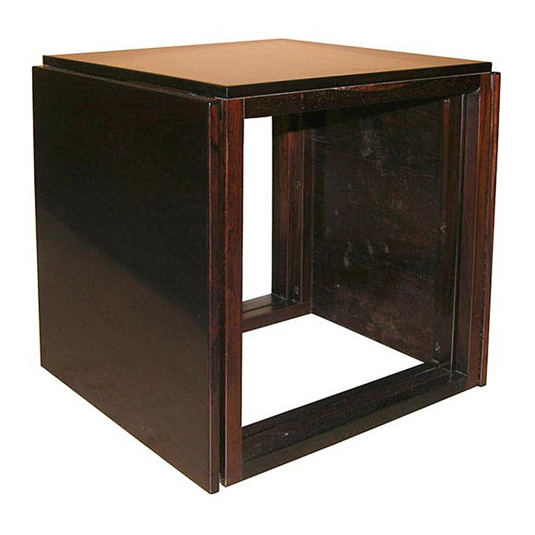 Danish Rosewood Perfect Cube of Nesting Tables by Kai Kristiansen for Vildbjerg For Sale
