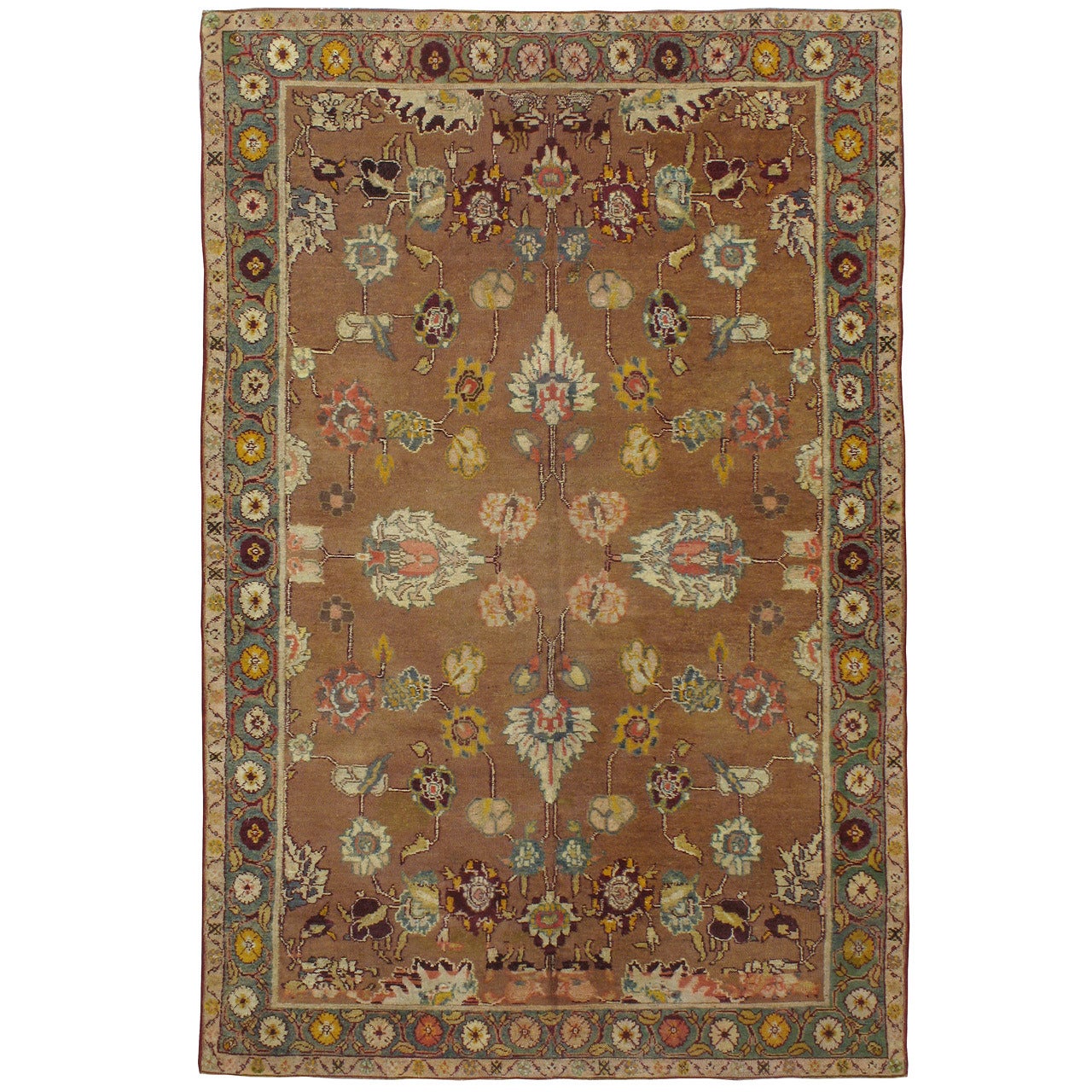Antiker indischer Agra-Teppich