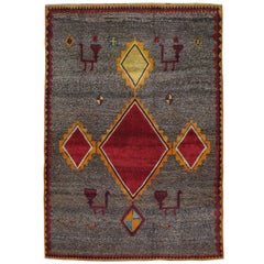 Vintage Persian Gabbeh Rug